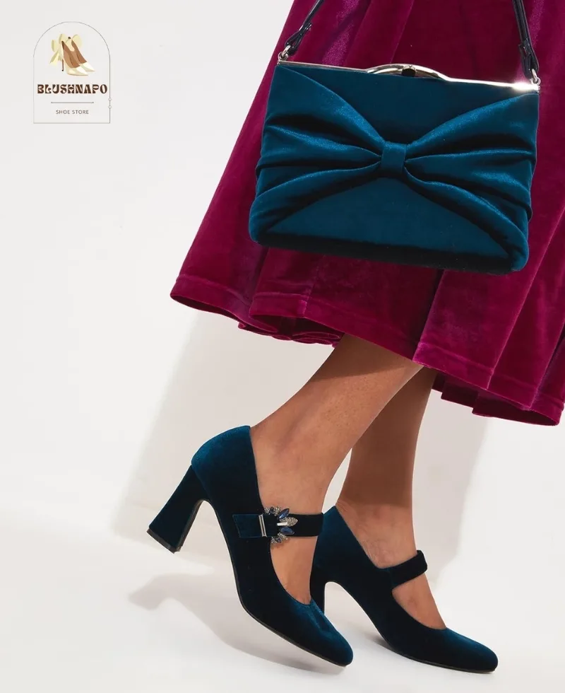 Amara Pearl Trim Pointed Heels UK