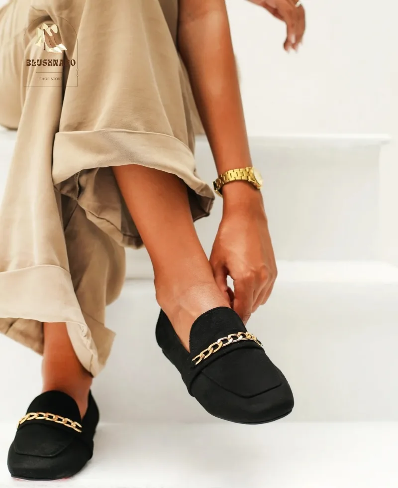 Noa Geometric Cutout Flats UK