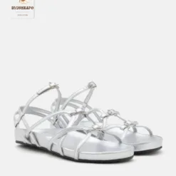 Elowen Crystal-Tied Luxe Sandals UK