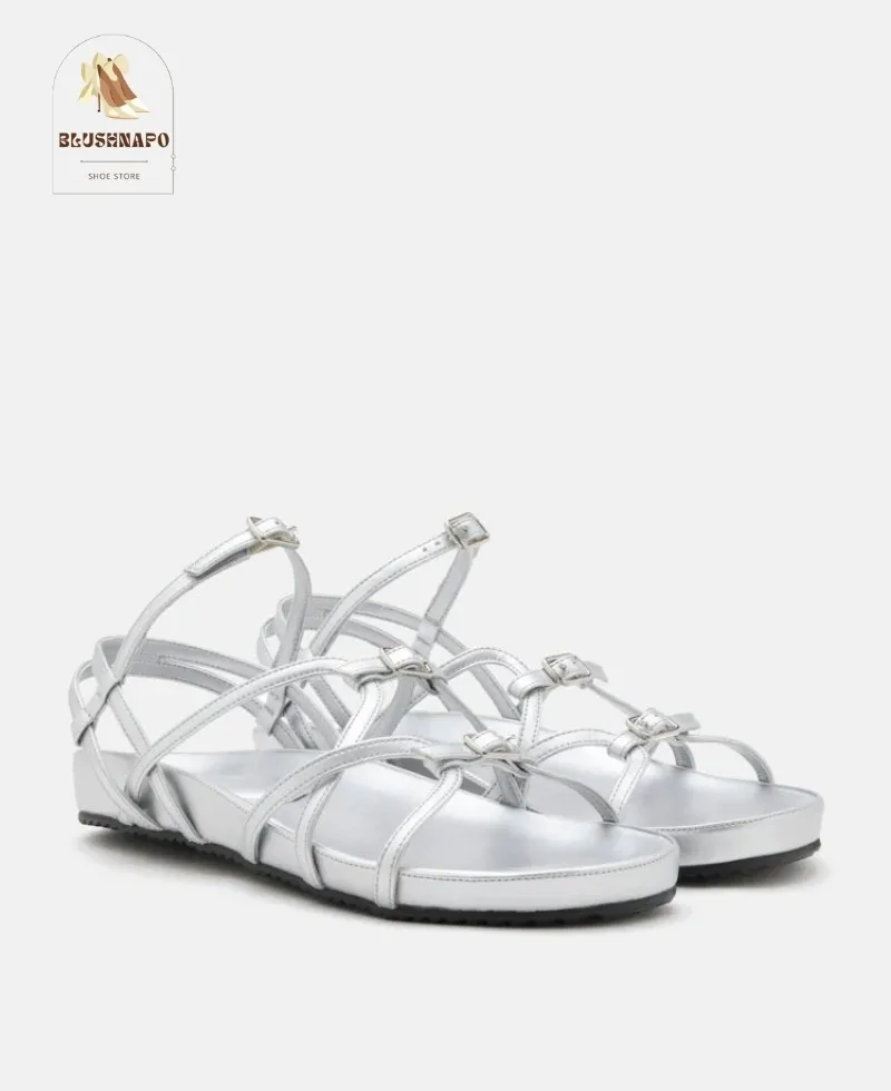 Elowen Crystal-Tied Luxe Sandals UK