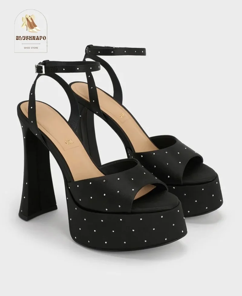 Lyra Woven Platform Luxe Sandals UK