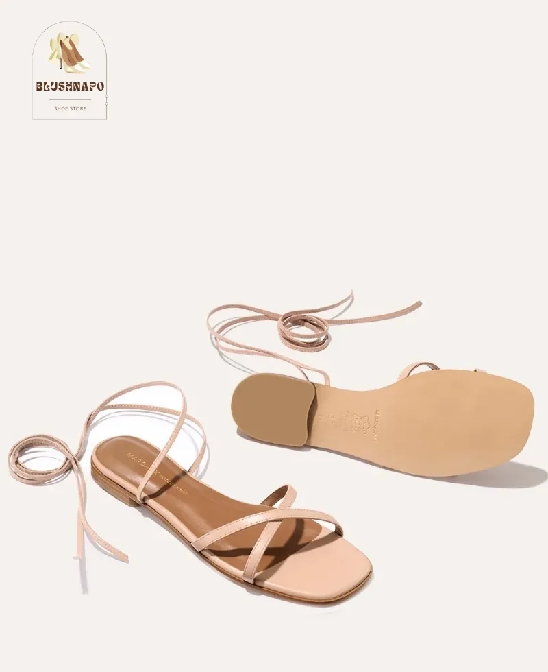 Noelle Cross-Strap Velvet Sandals UK