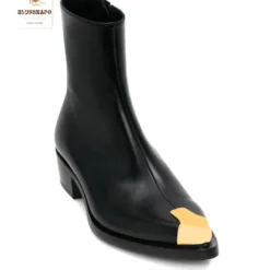 Nova Chain-Embellished Combat Boots UK