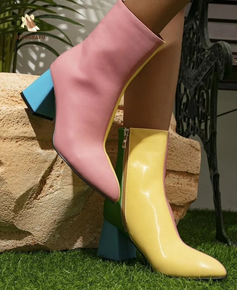 Orla Transparent Heeled Boots UK
