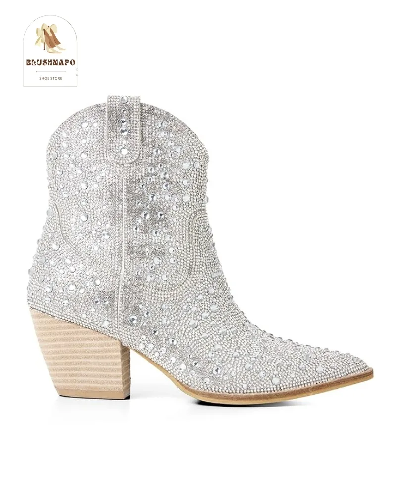 Dahlia Embroidered Velvet Boots UK